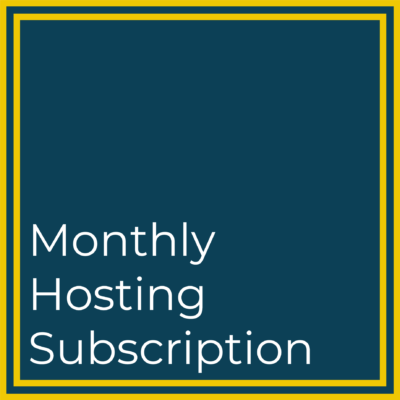 Monthly Hosting Subscription